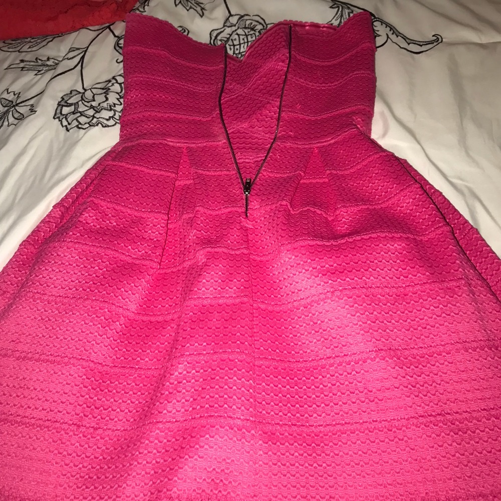Mini Pink Cocktail Dress